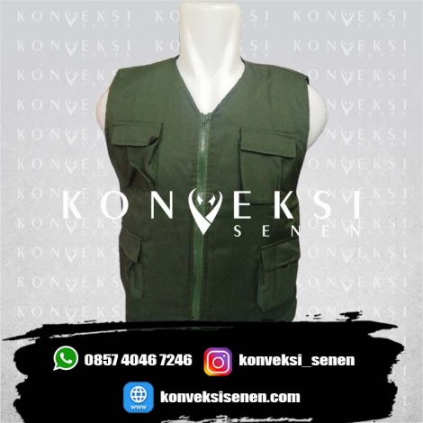 Konveksi_Rompi_polosanhijau